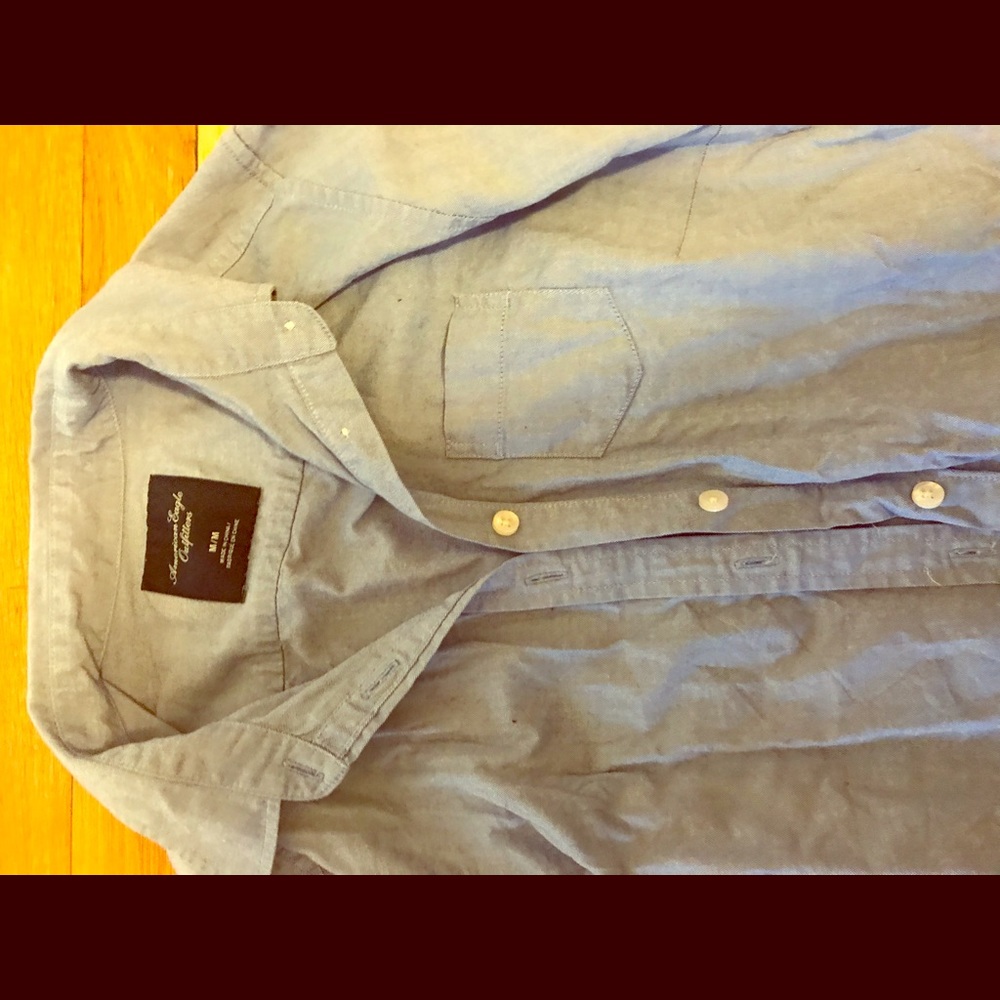 Jean button down American Eagle shirt